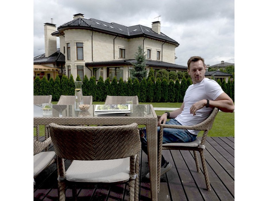 кресло садовое Skylinedesign Plank с подушкой (Цвет)