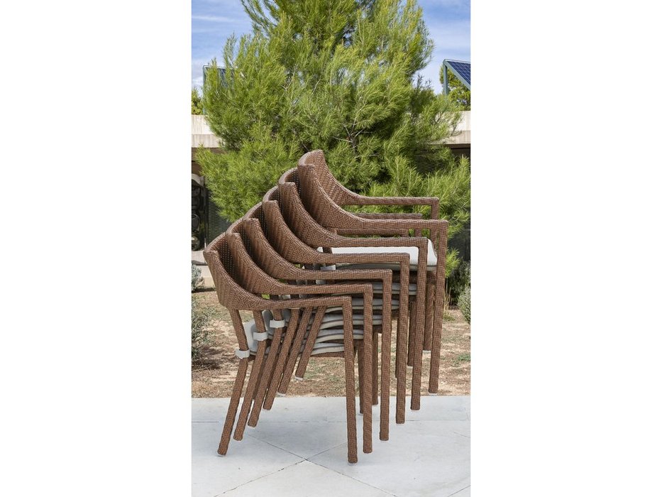 кресло садовое Skylinedesign Plank с подушкой (Цвет)