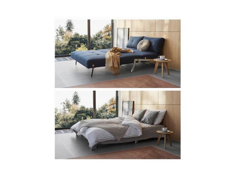 диван-кровать Innovation Cubed 140 ножки хром тк.528 (синий)