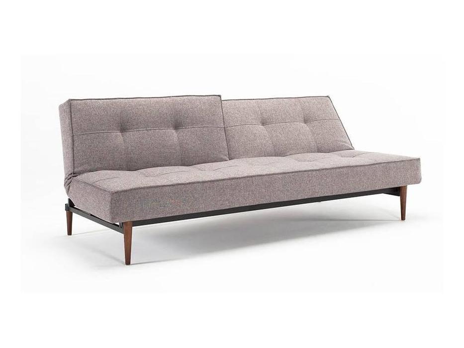 диван-кровать Innovation Splitback с деревянными ножками тк.525 (синий)