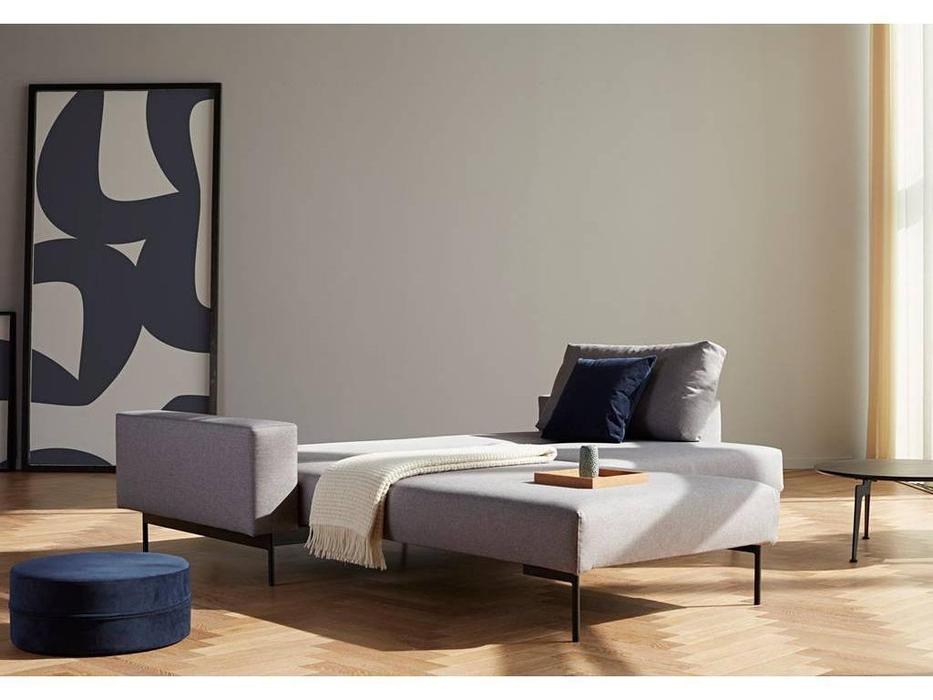 диван угловой Innovation Bragi с подлокотниками тк.217 (серый)