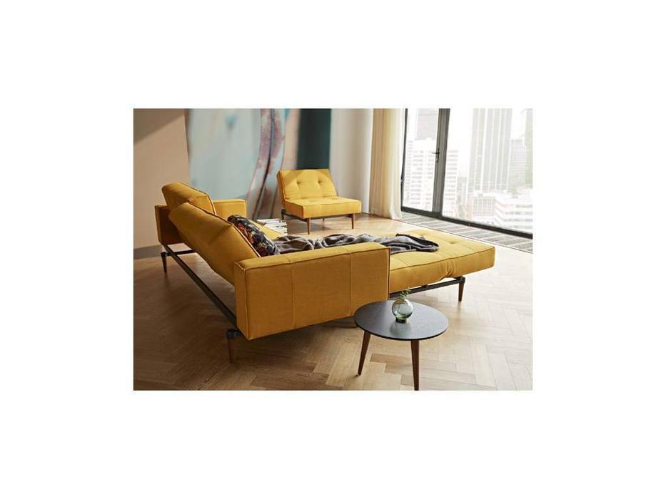 диван 3-х местный Innovation Splitback с подлокотниками тк.507 (желтый)
