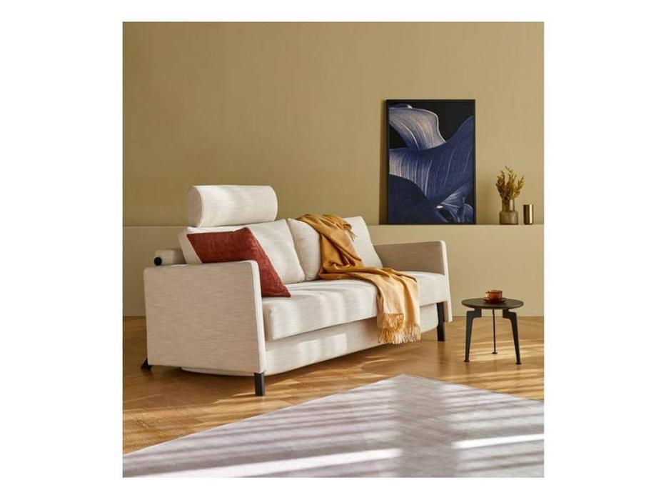 диван-кровать Innovation Cubed 160 с подлокотниками и подголовником, тк.612 (бежевый)