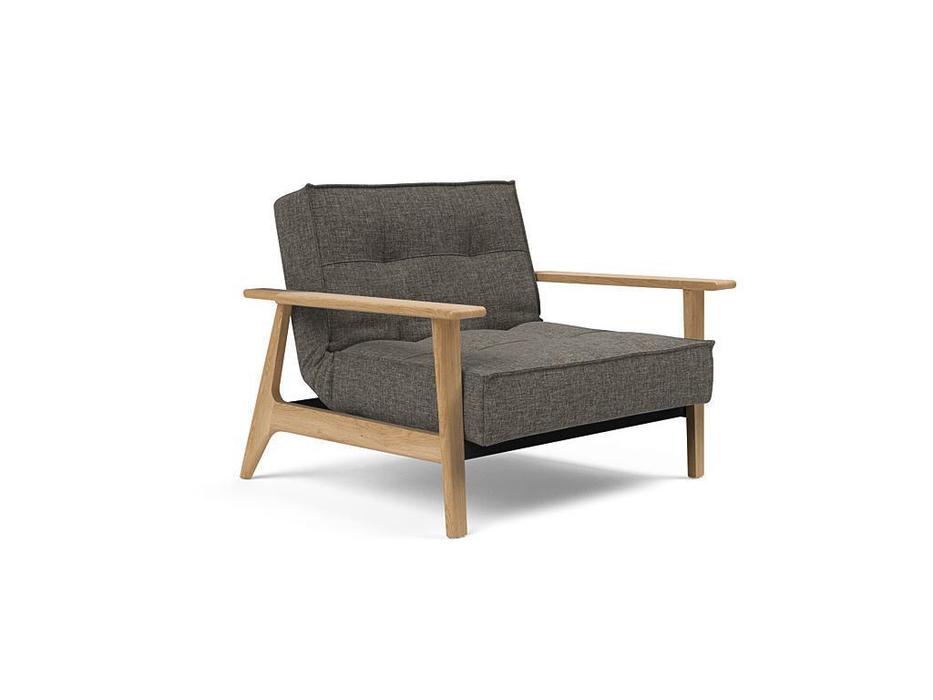 кресло Innovation Splitback с деревянными подлокотниками тк.216 (розовый)