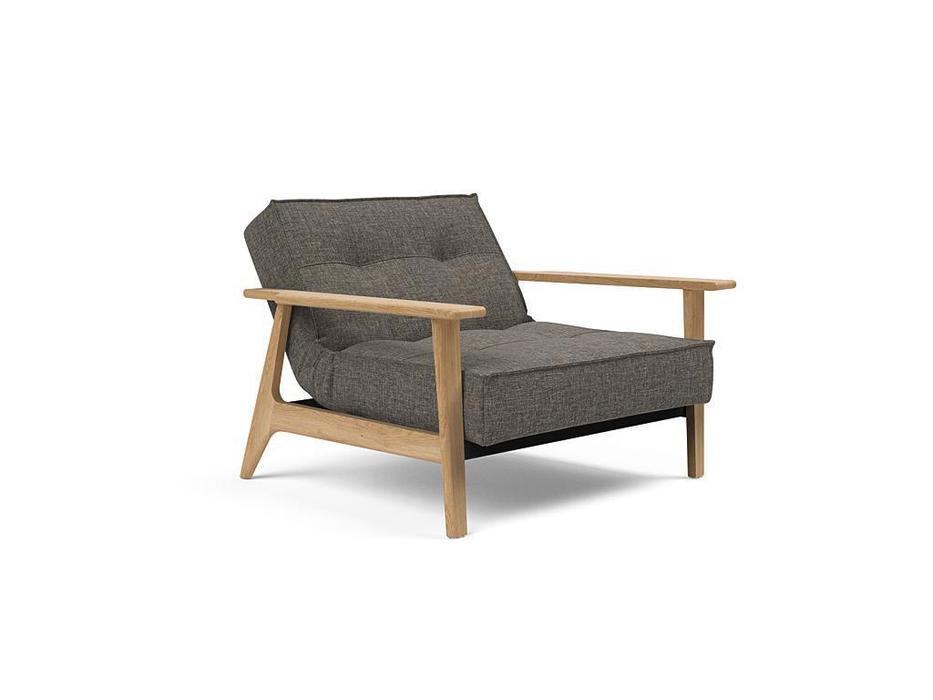 кресло Innovation Splitback с деревянными подлокотниками тк.216 (розовый)