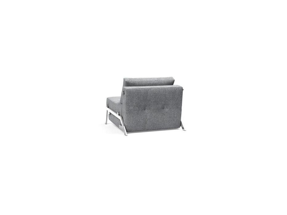 кресло-кровать Innovation Cubed 2 ножки хром (серый)
