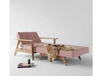 кресло Innovation Splitback с деревянными подлокотниками тк.XXX (розовый)