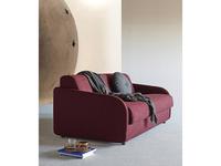 диван-кровать Innovation Eivor 160 с подлокотниками раскладной тк.ХХХ (бордо)