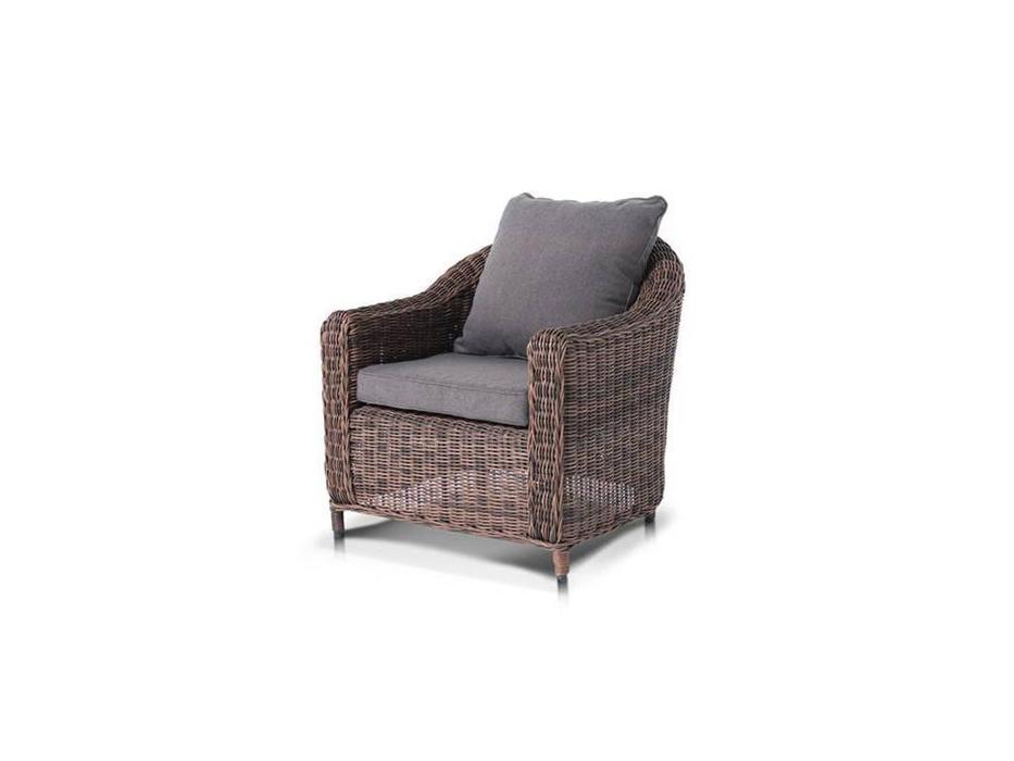 кресло садовое 4SIS Кон Панна с подушкой (коричневый)