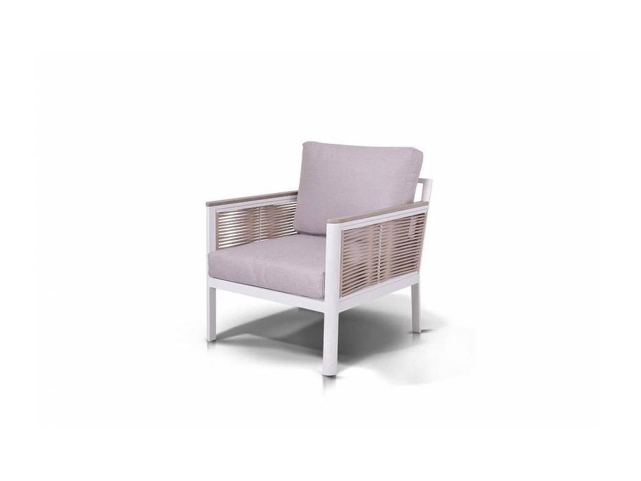 кресло садовое 4SIS Сан Ремо  (белый, серый, бежевый)