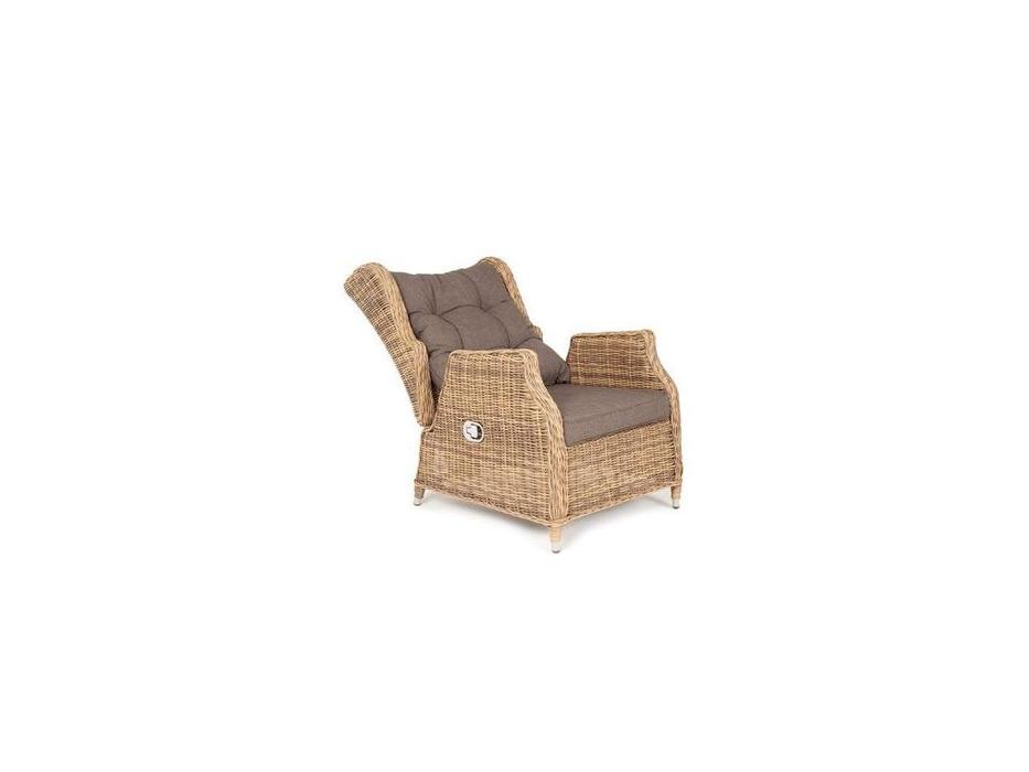 кресло 4SIS Форио раскладное  плетеное (соломенный)