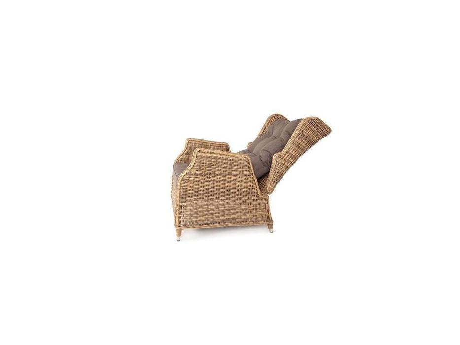 кресло 4SIS Форио раскладное  плетеное (соломенный)