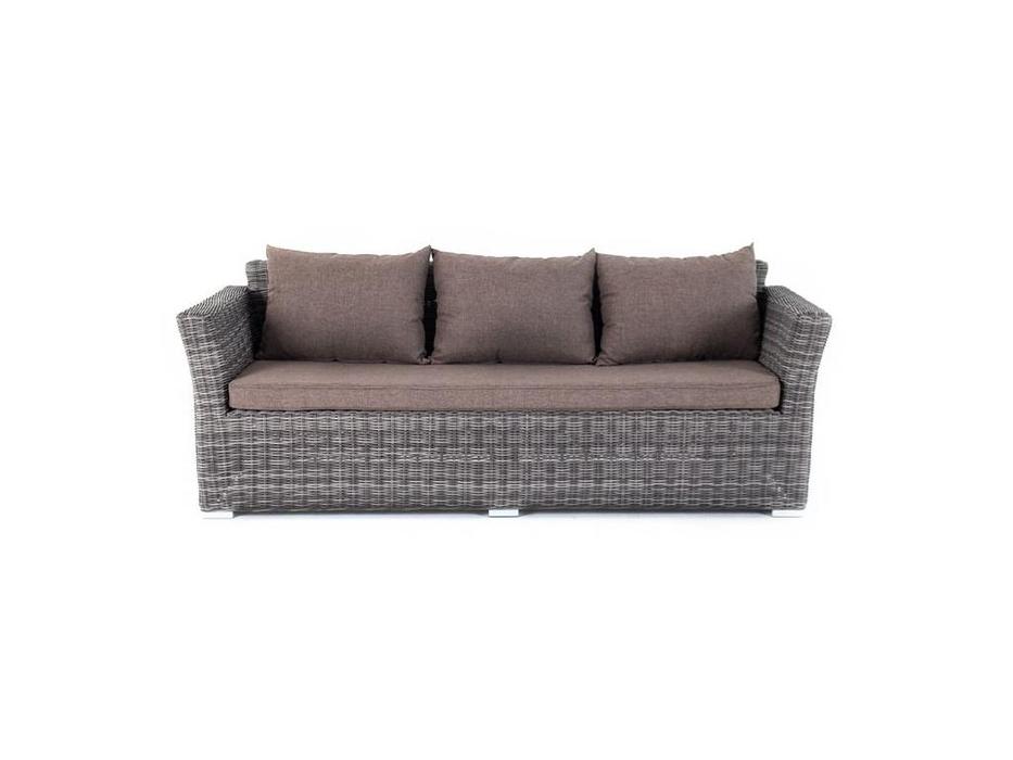 диван садовый 4SIS Капучино с подушками (графит)