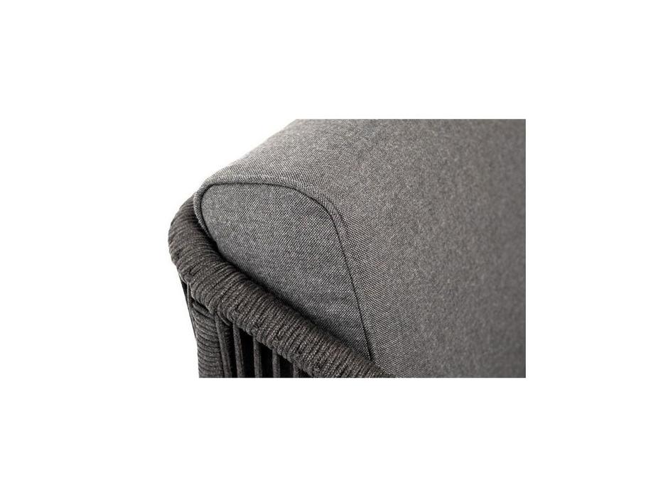 кресло садовое 4SIS Канны с подушками (темно серый)