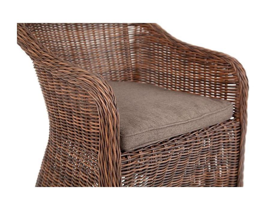кресло садовое 4SIS Равенна с подушкой (коричневый)