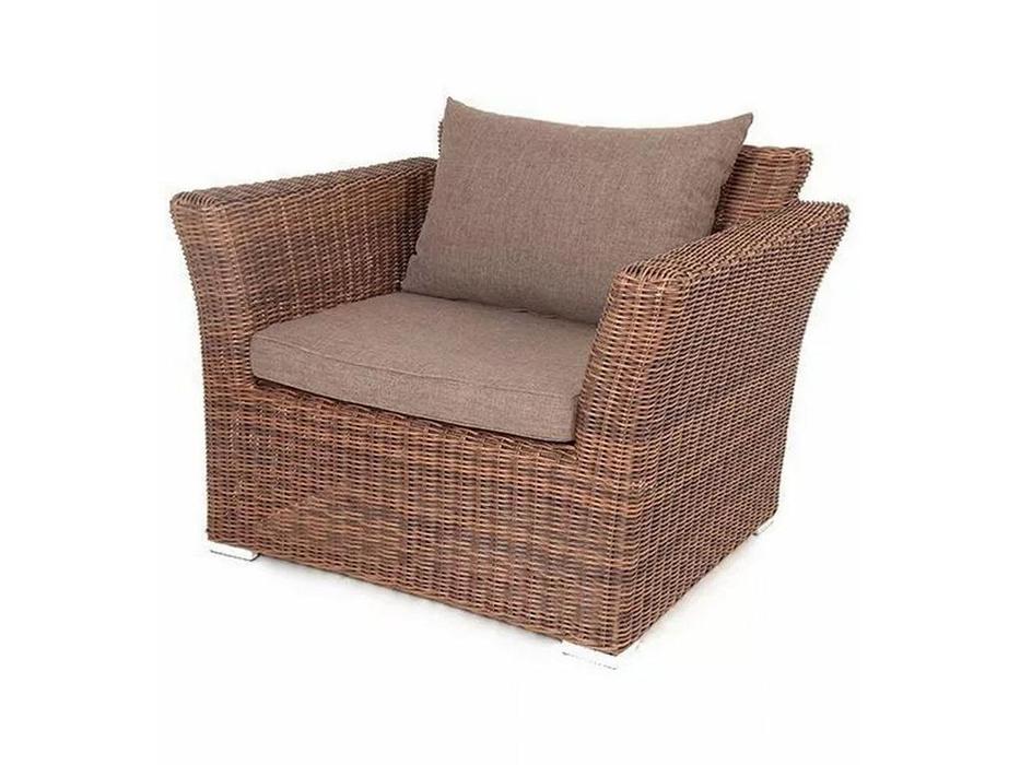кресло садовое 4SIS Капучино с подушками (коричневый)
