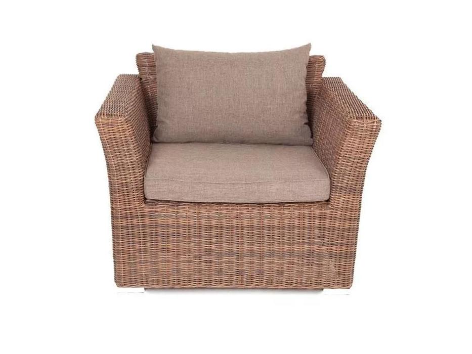 кресло садовое 4SIS Капучино с подушками (коричневый)