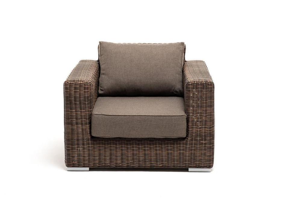 кресло садовое 4SIS Боно с подушками (коричневый)