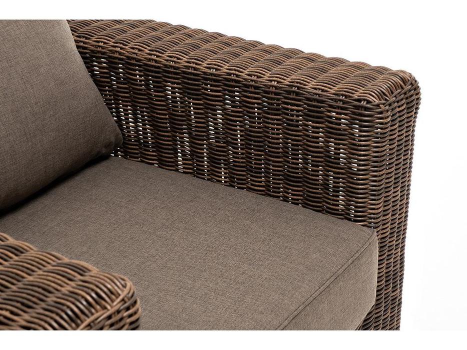 кресло садовое 4SIS Боно с подушками (коричневый)