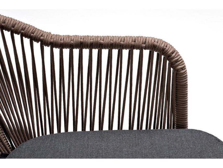стул садовый 4SIS Лион с подушкой (коричневый)