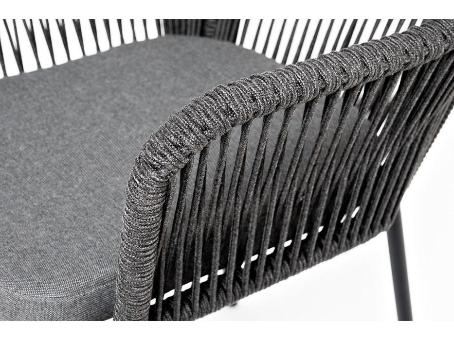 стул садовый 4SIS Лион с подушкой (темно серый)