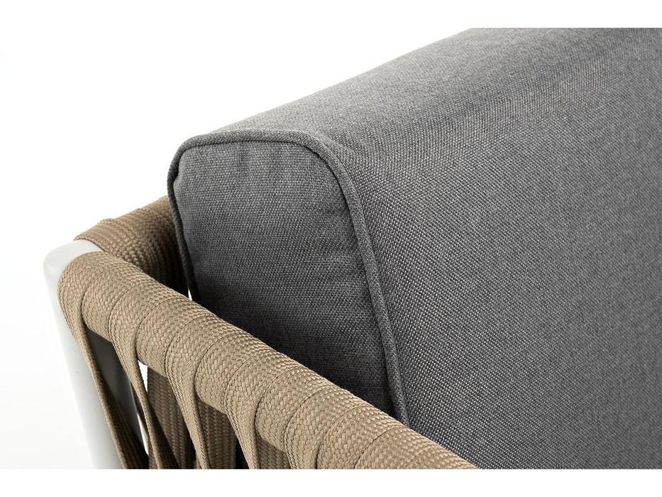 диван садовый 4SIS Касабланка с подушками (серый)