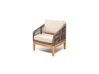 кресло садовое 4SIS Канны с подушками (коричневый)