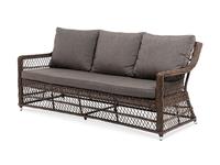 диван садовый 4SIS Гранд Латте с подушками (коричневый)