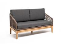диван садовый 4SIS Канны с подушками (коричневый)