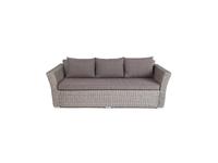 диван садовый 4SIS Капучино с подушками (серый)