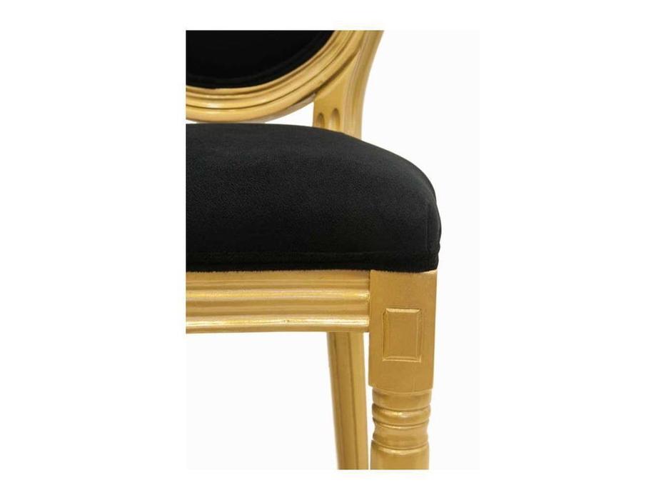 стул Interior Volker  (черный, золото)