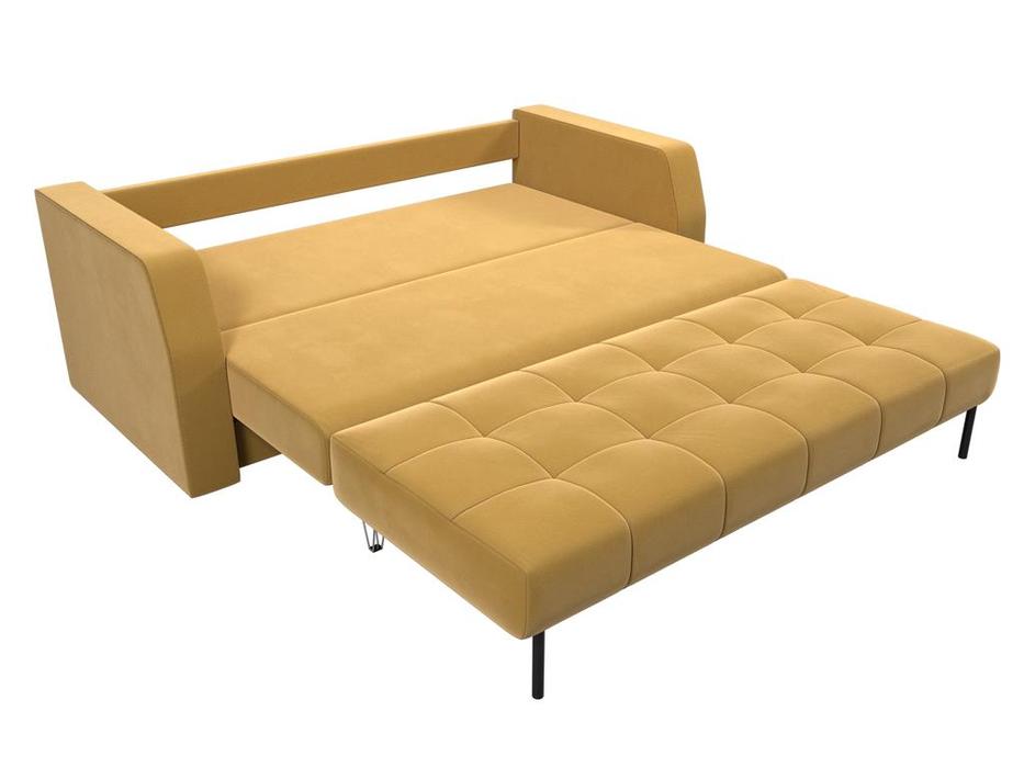диван-кровать Лига Диванов Малютка 3-х местный (желтый)