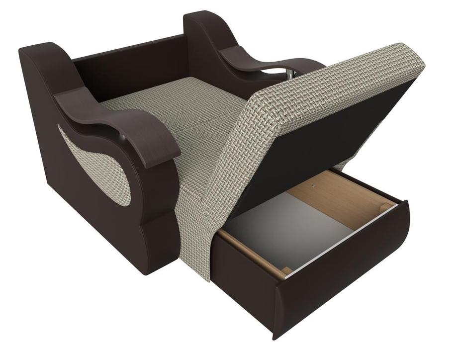 кресло-кровать Лига Диванов Меркурий 60  (бежевый/коричневый)