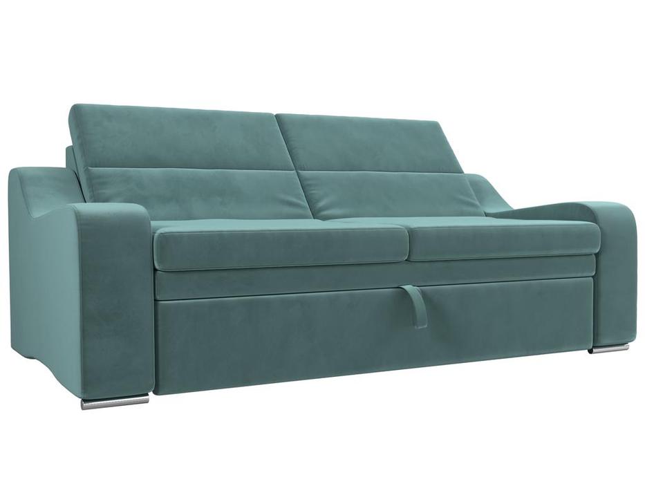 диван-кровать Лига Диванов Медиус 3-х местный (бирюзовый)