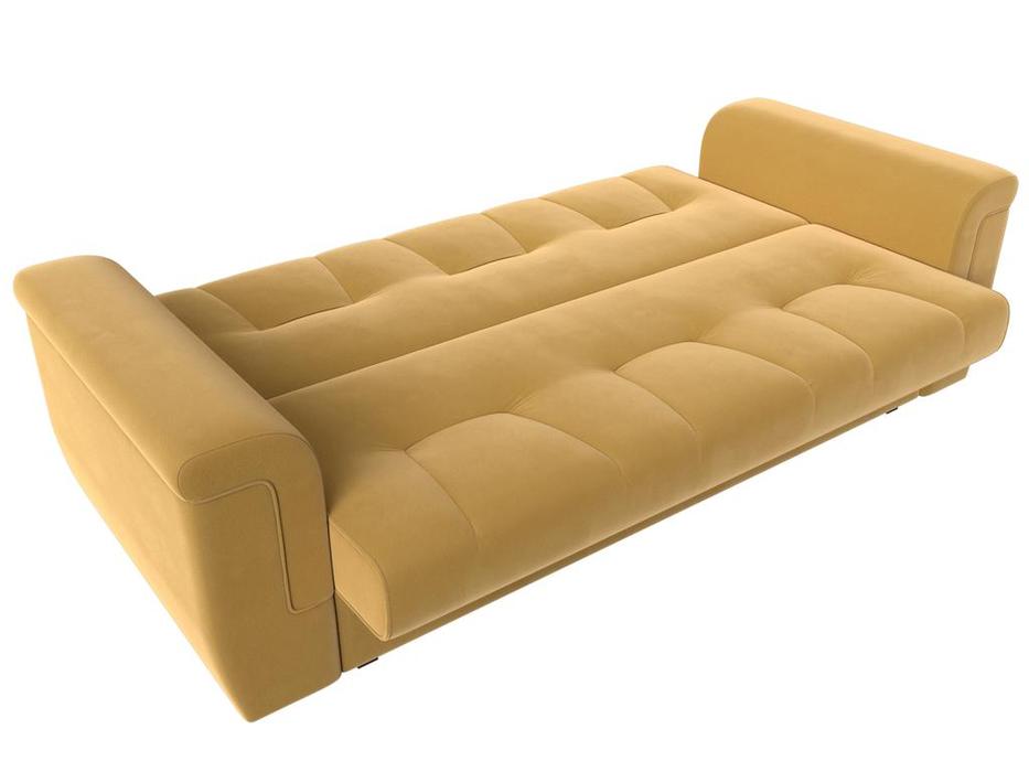 диван-кровать Лига Диванов Эллиот 3-х местный (желтый)