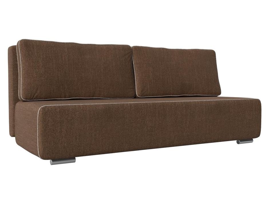 диван-кровать Лига Диванов Уно 3-х местный (коричневый)