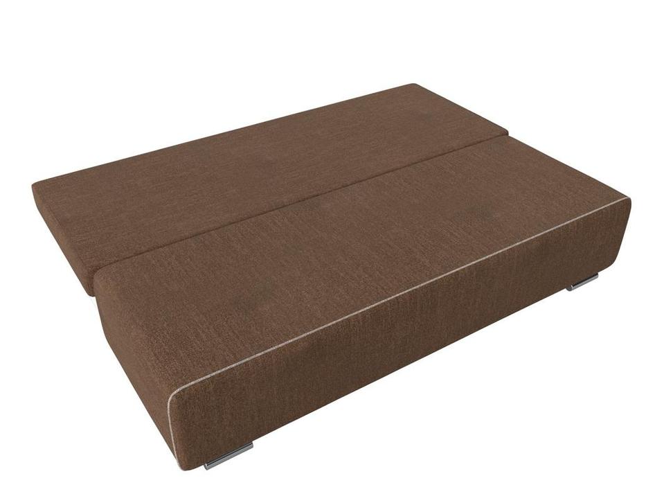 диван-кровать Лига Диванов Уно 3-х местный (коричневый)