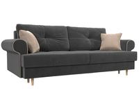 диван-кровать Лига Диванов Сплин 3-х местный (серый)