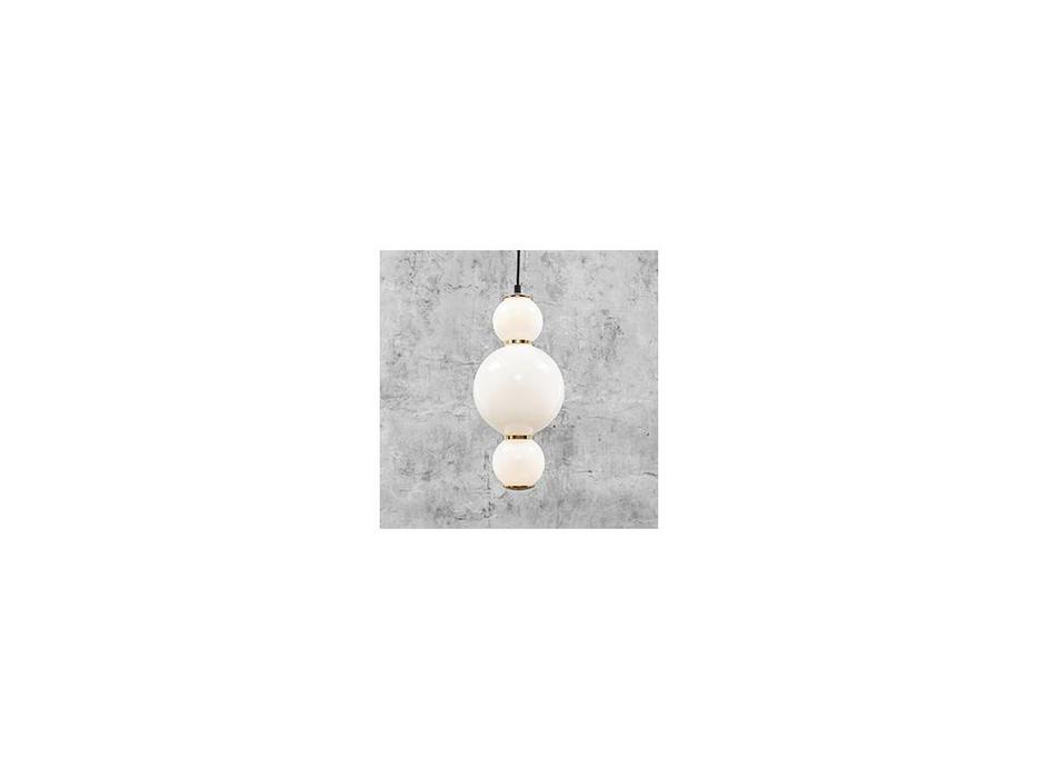 люстра подвесная STG Pearls A  (белый, золото)