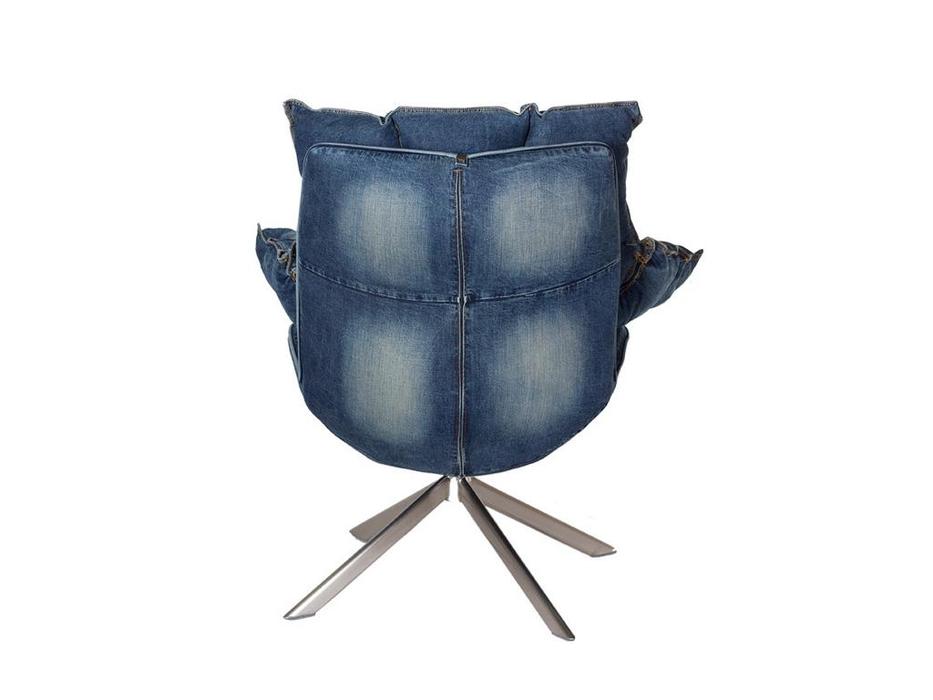 кресло вращающееся STG Husk Jeans вращающееся (синий)