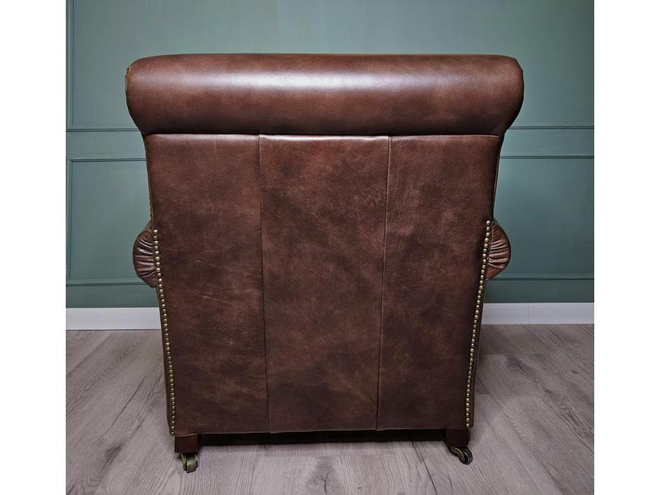 кресло STG RS020 на колесиках (коричневый)