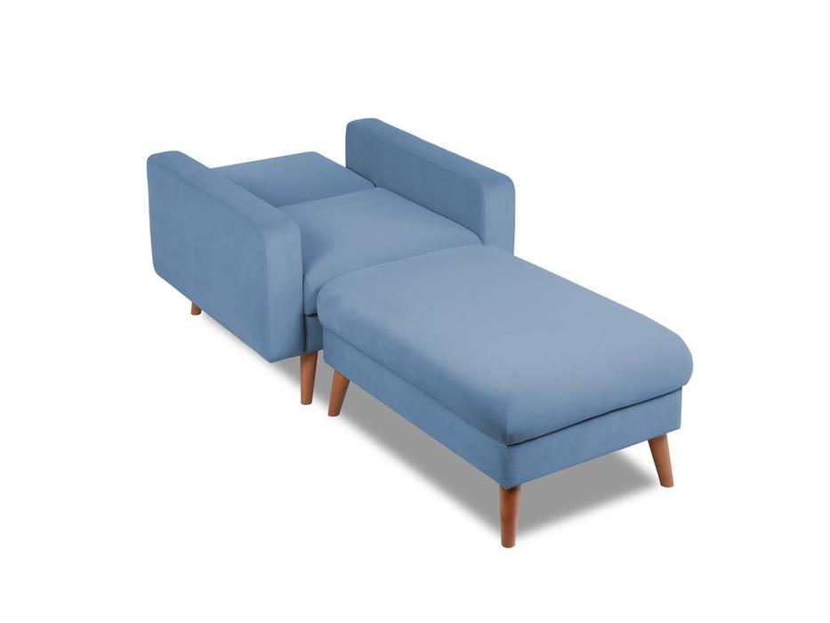 кресло-кровать Finsoffa Verden  (серо-голубой)