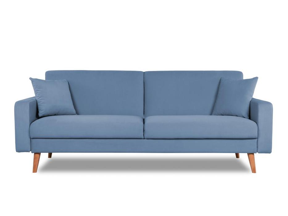 мягкая мебель в интерьере современный стиль Finsoffa Verden  (серо-голубой)