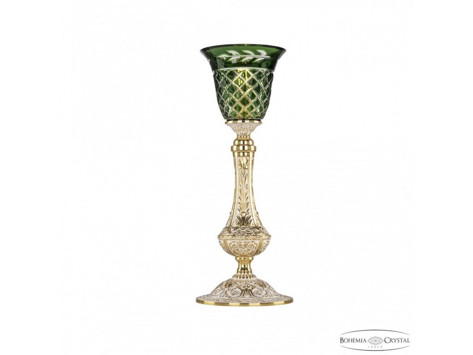 лампа настольная Bohemia Ivele Crystal 71100L/15 GW P2 Clear-Green/H-1J (Цвет)