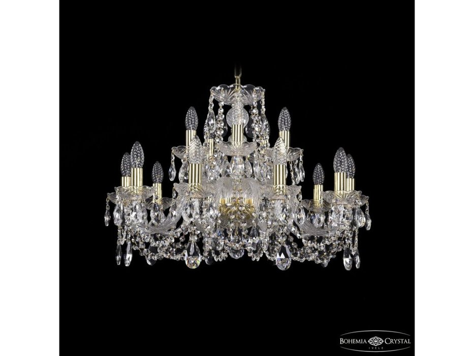 люстра хрустальная Bohemia Ivele Crystal 1402/10+5/240 G (Цвет)