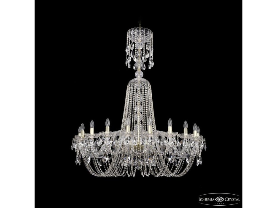 люстра хрустальная Bohemia Ivele Crystal 1402/20/400/XL-140 G (Цвет)
