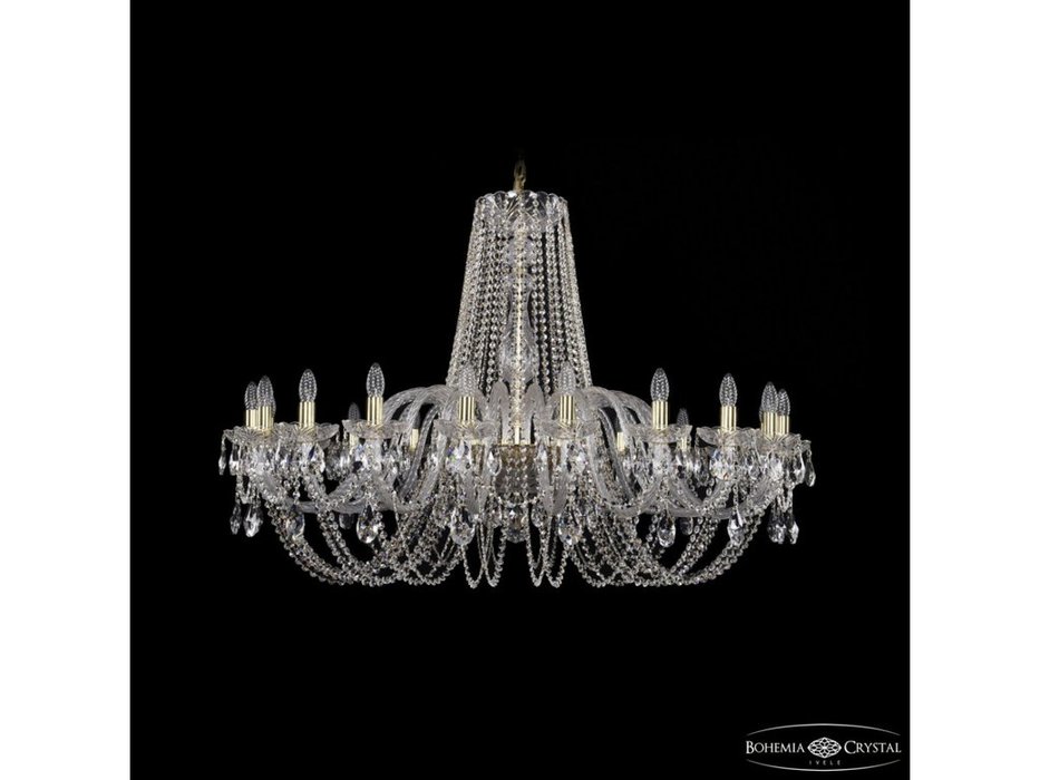 люстра хрустальная Bohemia Ivele Crystal 1402/20/460 G (Цвет)
