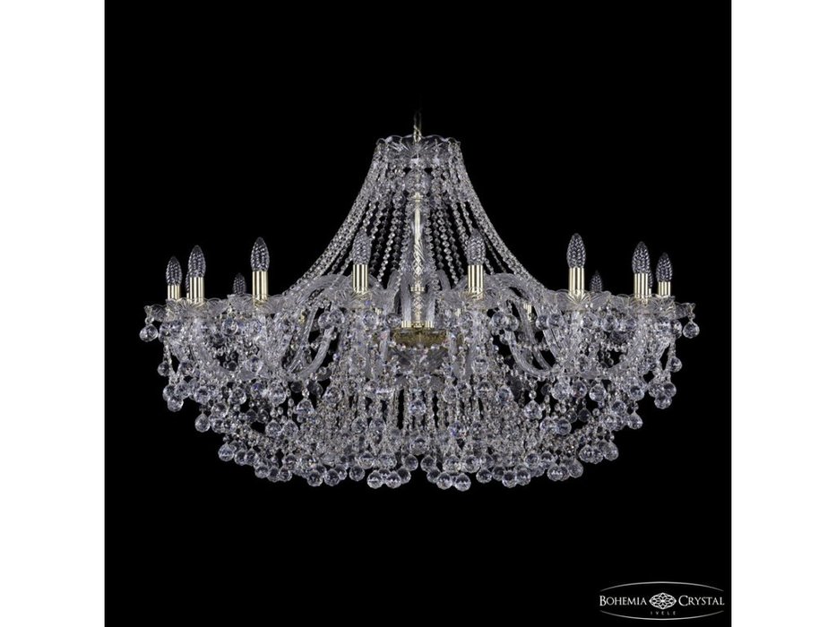 люстра хрустальная Bohemia Ivele Crystal 1409/16/400 G (Цвет)