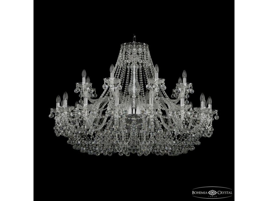 люстра хрустальная Bohemia Ivele Crystal 1409/16+8/460 Ni (Цвет)