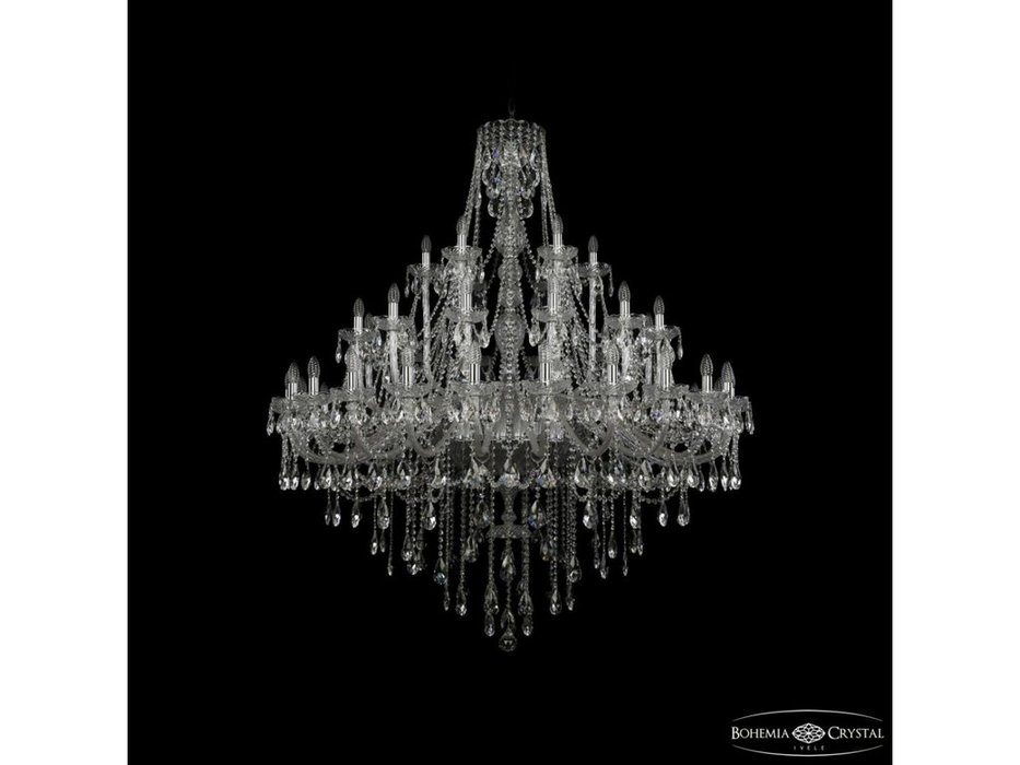 люстра хрустальная Bohemia Ivele Crystal 1415/24+12+6/530 Ni (Цвет)
